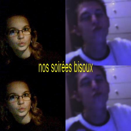 moi et cedric sans oublier les bisoux lol