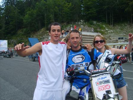 willy, romain izzo ( champion du monde) et moi